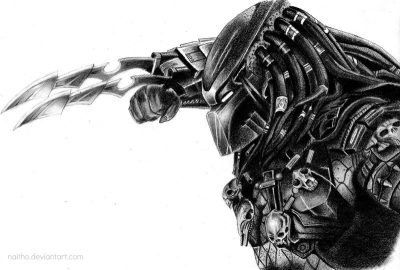 Predator, Survival, Fear, Stealth, Hunt Drawing