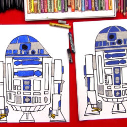 R2d2 Drawing Artistic Sketching