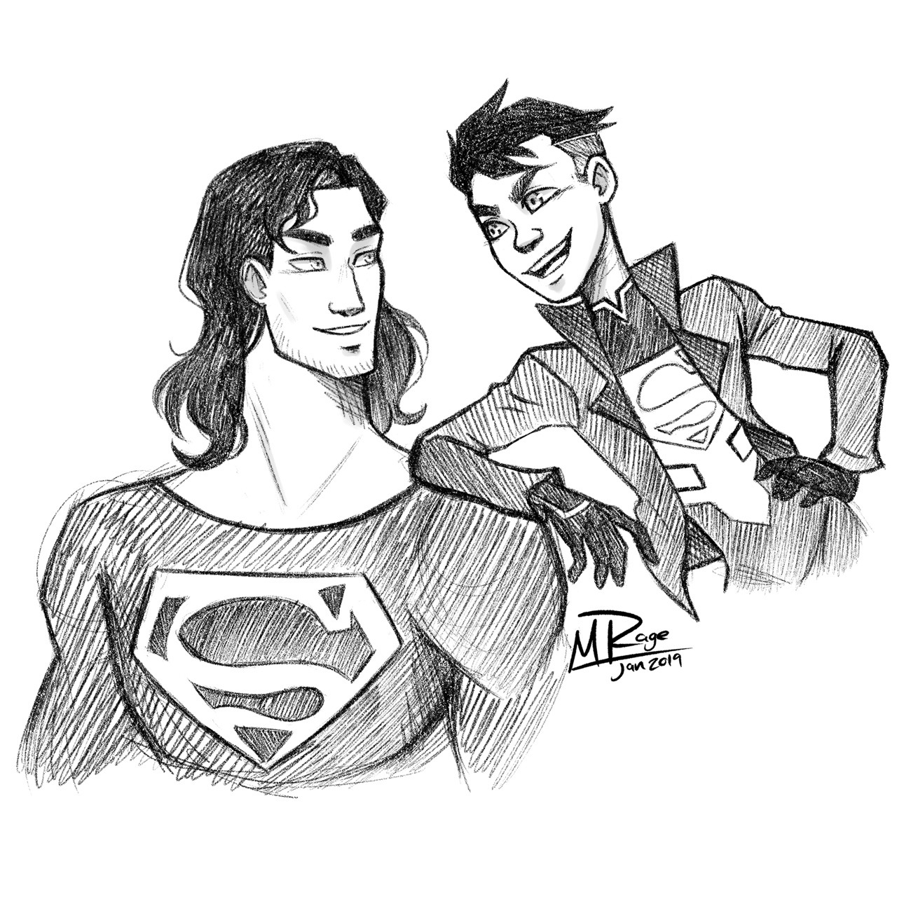Reign of the Supermen Drawing Amazing Sketch