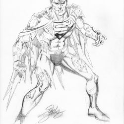 Reign of the Supermen Drawing Hand drawn