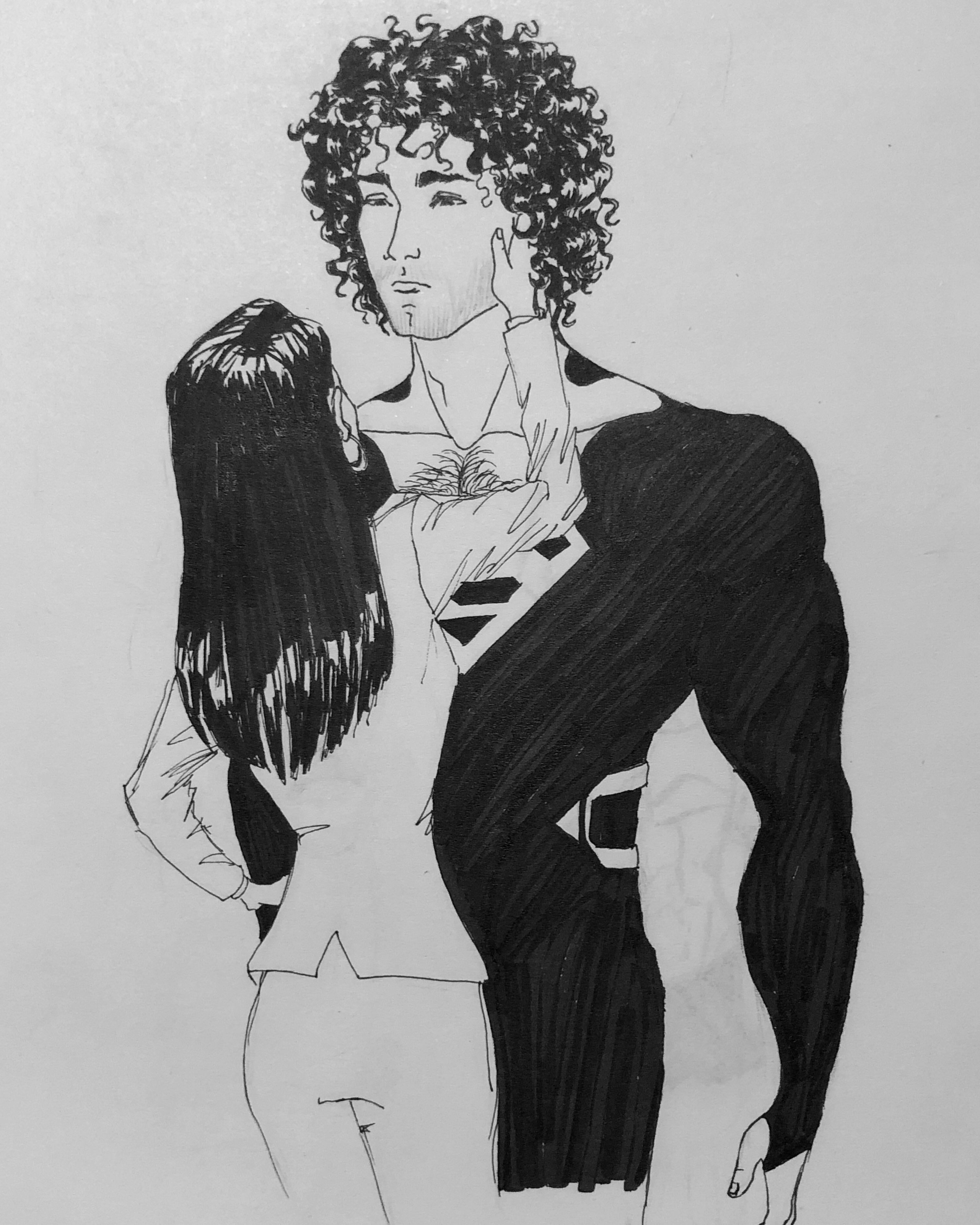 Reign of the Supermen Drawing Realistic Sketch
