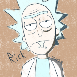 Rick Drawing Art