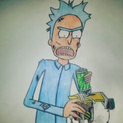 Rick Drawing Professional Artwork