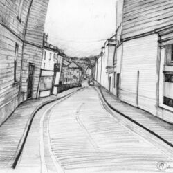 Road Drawing Hand drawn Sketch