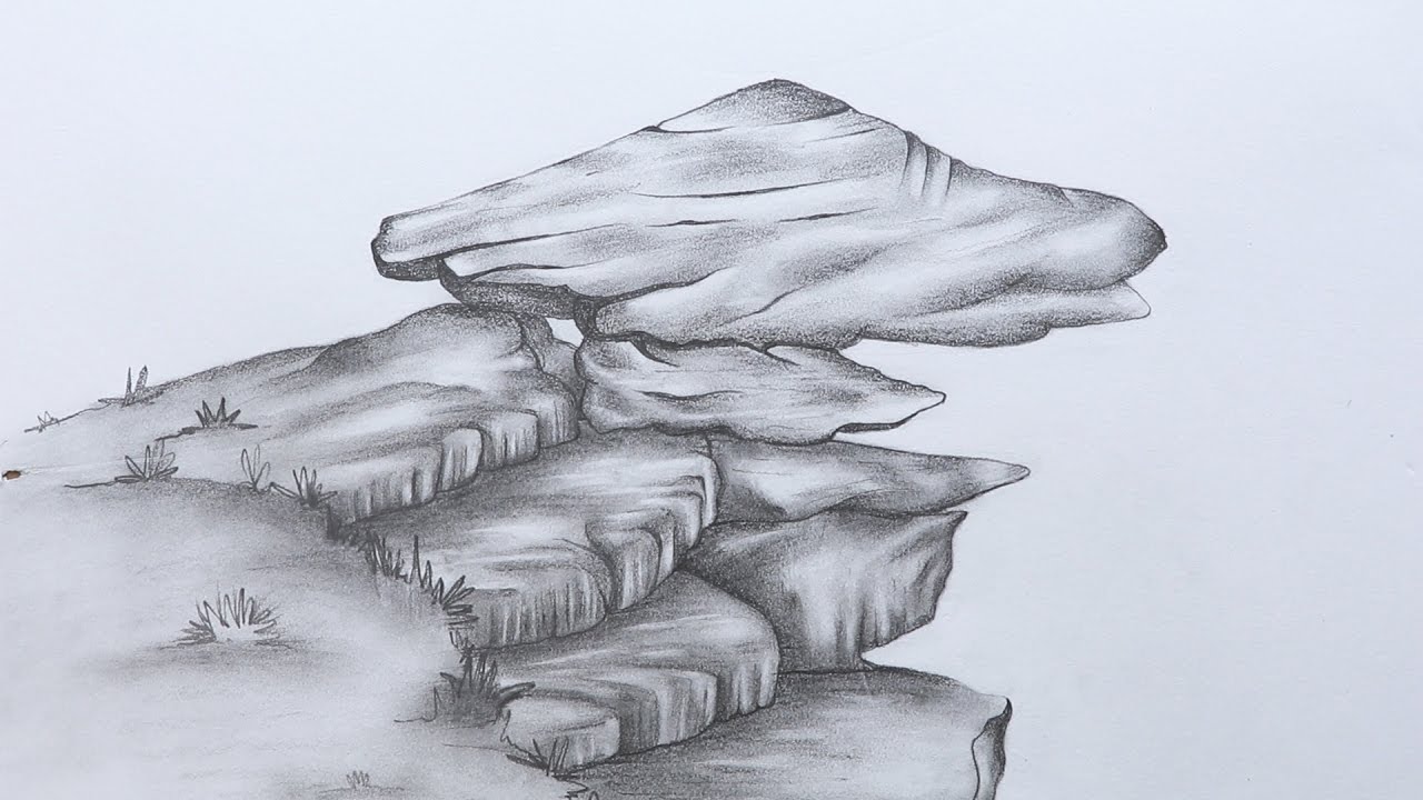 Rock Drawing Beautiful Artwork