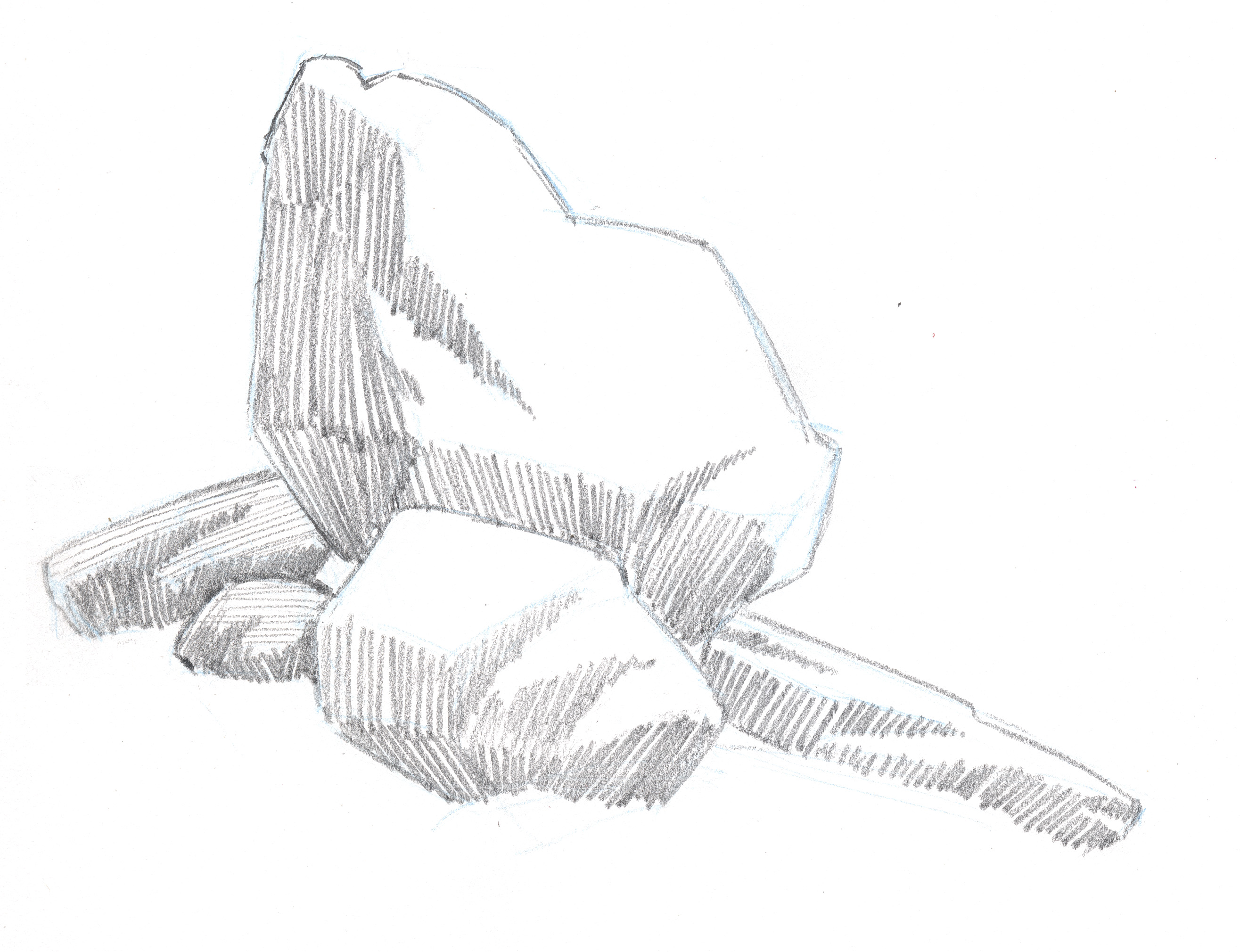 Rock Drawing Sketch