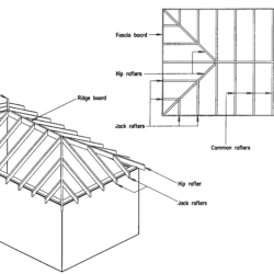Roof Drawing Detailed Sketch