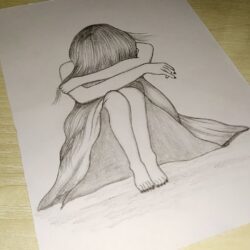 Sad Drawing Unique Art