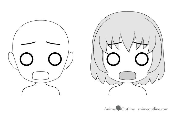 How to Draw a Scared Terrified Afraid Panicked Cartoon Face Easy Step by  Step 
