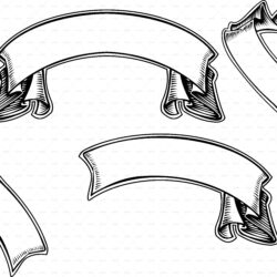 Scroll Drawing Detailed Sketch