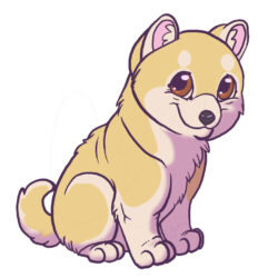 Shiba Inu Drawing Image