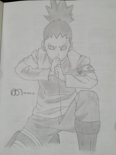 Shikadai Nara Shadow Paralysis Jutsu, Shadow Control, Paralysis Technique, Nara Clan, Tactical Strategy Drawing