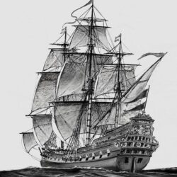 Ship Drawing Fine Art