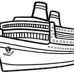 Ship Drawing Image