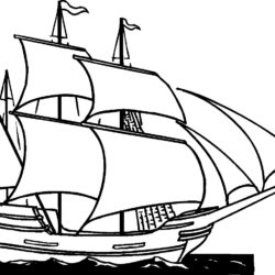 Ship Drawing Picture