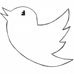 Simple Bird Drawing Image