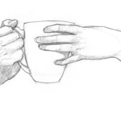 Simple Hand Drawing Fine Art