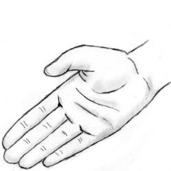 Simple Hand Drawing Sketch