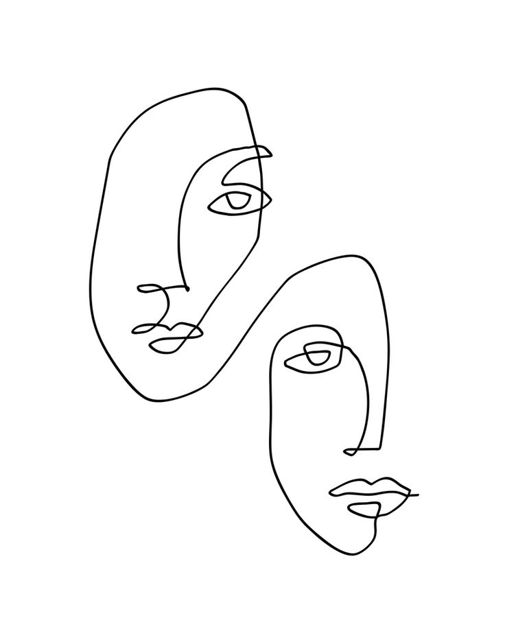 Simple One Line Face Drawing Stunning Sketch