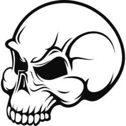 Simple Skull Drawing Intricate Artwork