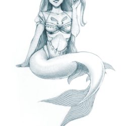 Siren Drawing Amazing Sketch