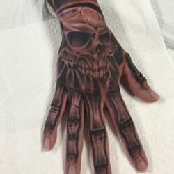 Skeleton Hand Tattoo Drawing Artistic Sketching