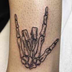 Skeleton Hand Tattoo Drawing Picture