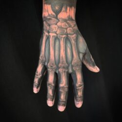 Skeleton Hand Tattoo Drawing Professional Artwork