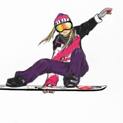 Ski Drawing Art