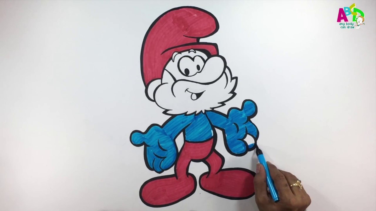 Smurf Drawing Realistic Sketch