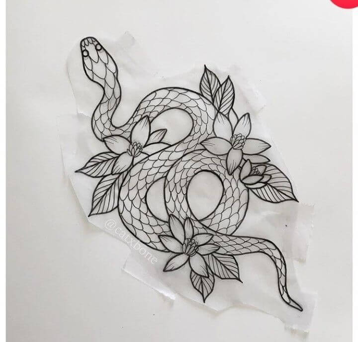 Snake Tattoo Drawing Image
