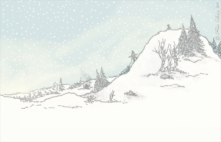 Snow Drawing Image