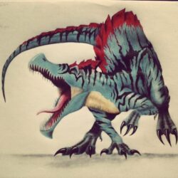 Spinosaurus Drawing Creative Style