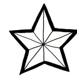 Star Drawing Hand Drawn