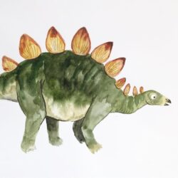 Stegosaurus Drawing Creative Style