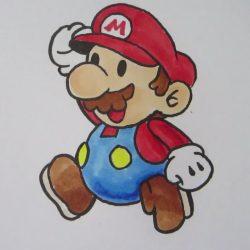 Super Mario Drawing Stunning Sketch