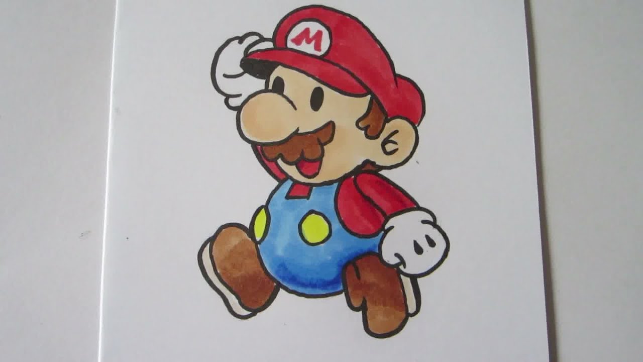 Super Mario Drawing Stunning Sketch