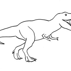 T Rex Drawing Fine Art