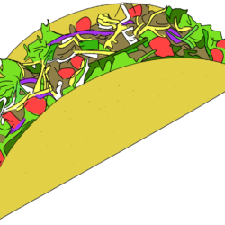 Taco Drawing Hand Drawn