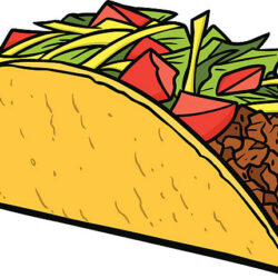 Taco Drawing Image