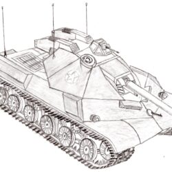 Tank Drawing Art
