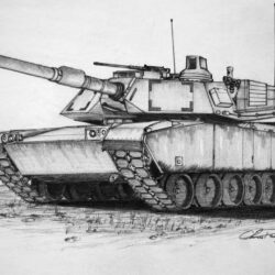 Tank Drawing Artistic Sketching