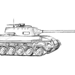 Tank Drawing Image