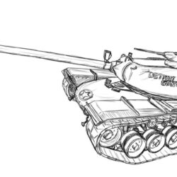 Tank Drawing Photo