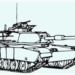 Tank Drawing Realistic Sketch