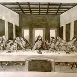 The Last Supper Drawing Art