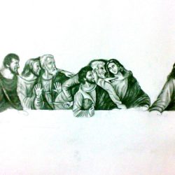 The Last Supper Drawing Beautiful Artwork