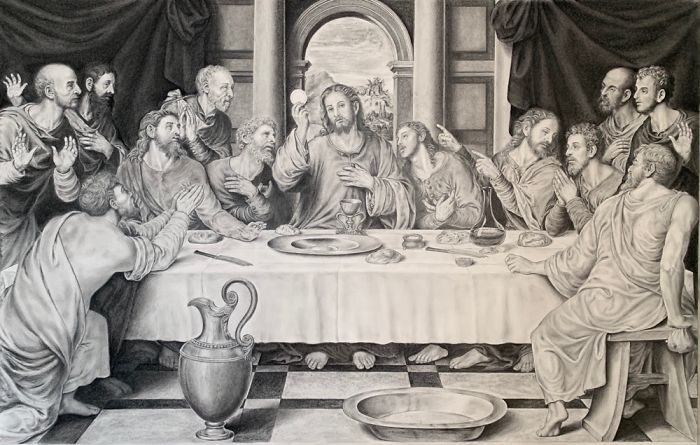 The Last Supper Drawing Creative Style
