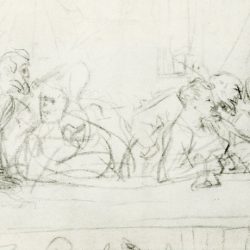 The Last Supper Drawing Detailed Sketch