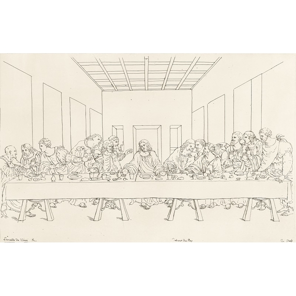The Last Supper Drawing Image